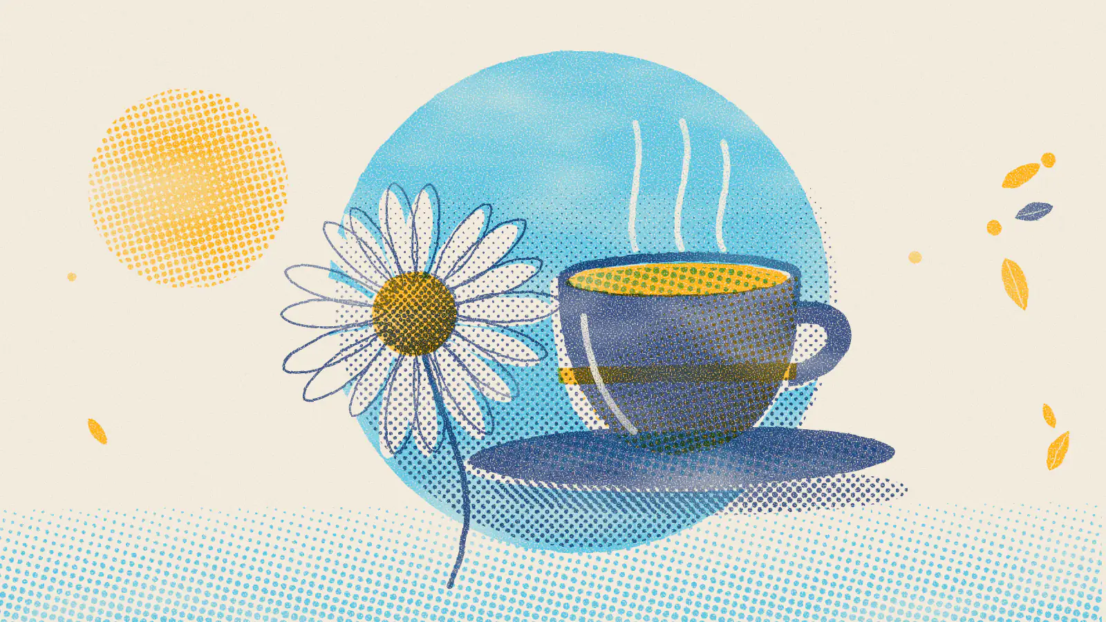 Risograph-style illustration: Parsley Tea Benefits: Nutrients, Effects and How to Make It