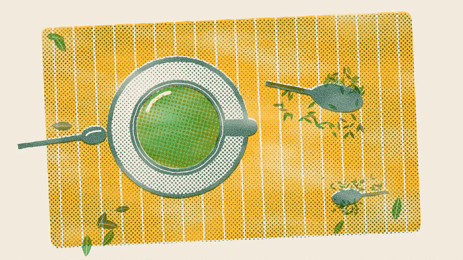 Risograph-style illustration: Best Tea Infuser: How to Pick the Right One