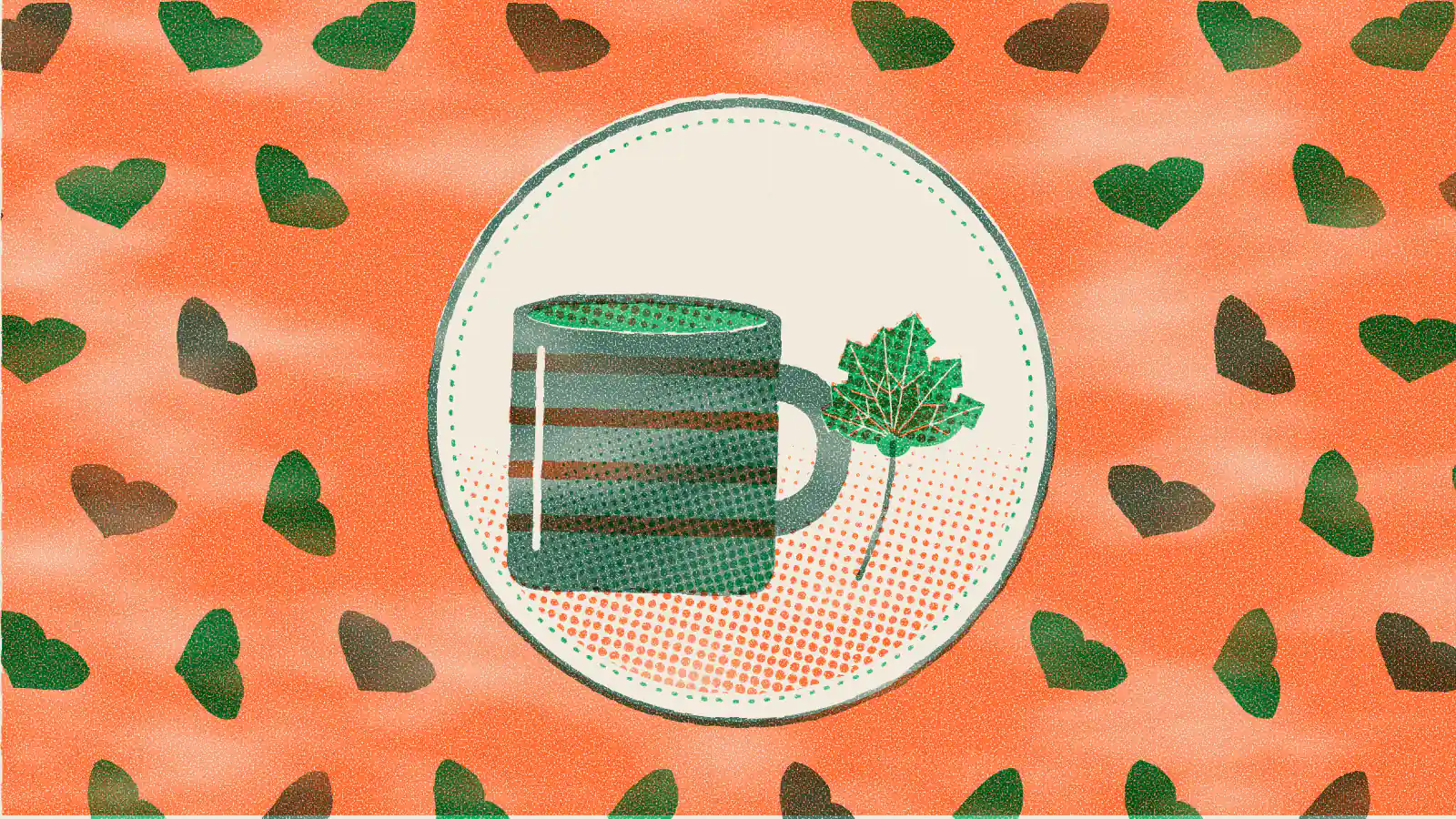 Risograph-style illustration: Papaya Leaf Tea Benefits, Side Effects and How to Make It